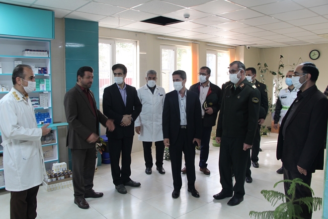جلسه هم‌اندیشی فرمانده انتظامی استان با رییس دانشگاه و بازدید از کلینیک امام حسن مجتبی (ع)